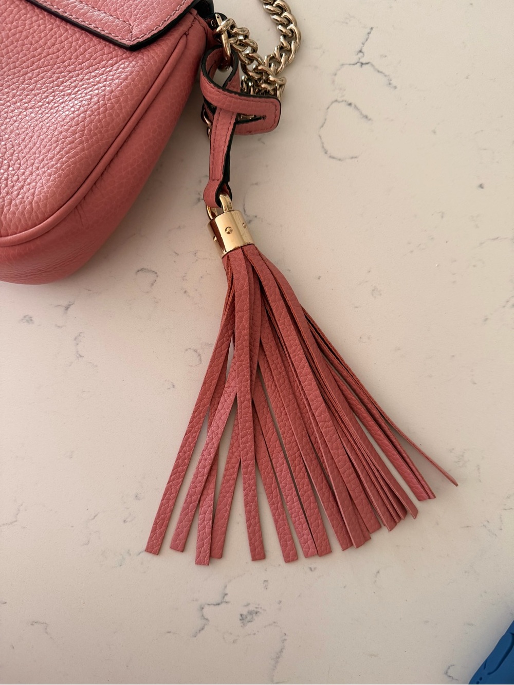 Gucci Pink Soho Crossbody with Tassel - Picture 10 of 15